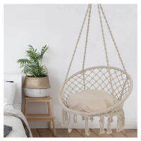 YASN DY002 Beach Macrame Round Aerial Folding Outdoor Hanging Cotton Garden Hanging Hammock Hanging Chair