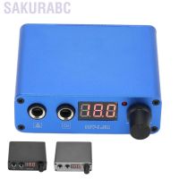 Sakurabc Tattoo Machine Power Supply 3 Color Choice Dual Modes Source Alloy Skid Resistance Comfortable Hand Feeling for Shop Tattooist