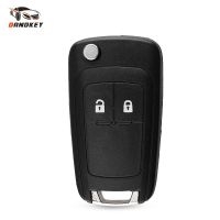 【⊕Good quality⊕】 haokao5 Dandkey เคสกุญแจรีโมต2ปุ่มพลิกรถสำหรับ Opel Vauxhall Astra Zafira สำหรับ Chevrolet Cruze Buick Key Key Key Hu100 Blade