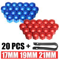 20pcs 17mm 19mm 21mm Wheel Nut Bolt Head Cover Cap Head Cover Cap Wheel Nut Bolt Head Cover Cap Tire Wheel Screw Bolts Blue Red Nails  Screws Fastener