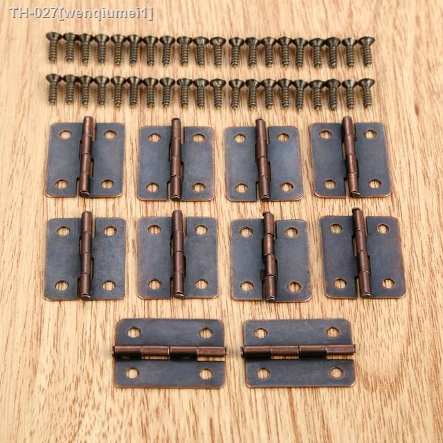 dreld-10pcs-antique-cabinet-hinges-furniture-accessories-jewelry-boxes-decorative-hinge-furniture-fittings-for-cabinets-25x18mm