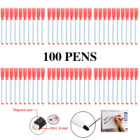 100 Pens Marker Pen Whiteboard Dry Erase Water Colour White Board Pen Writing Magnetic Writing Supplies 8 Colors Wholesale