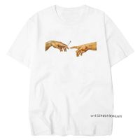Michelangelo T Shirts Men Harajuku Funny Print Tshirt Men Hip Hop 100% Cotton Streetwear Tee Shirt Homme Tops
