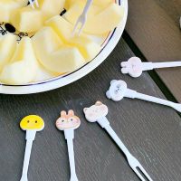 8pcs/set Cute Animal Fruit Fork Kids Snack Dessert Decoration Forks Toothpick Lunch Salad Decoration Accessories Cake Pick Tools