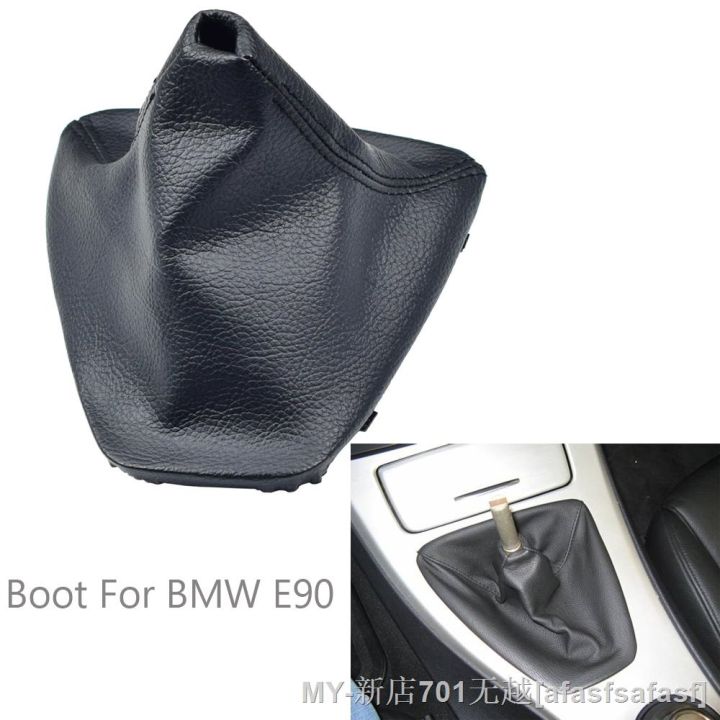 hot-stick-knob-lever-shifter-e90-e91-e92-e93-with-gaiter-boot-real-leather-dust-proof-cover