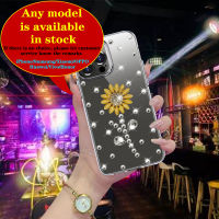 XINTUO เคสพลอยทำด้วยมือ iPhone 6หรูหราทานตะวันสำหรับ A53 7 Plus X Xr Xsmax 11 12 13 14 Pro Max เคสมือถือ Samsung S23 S22 S21 Xiaomi Huawei Note20พิเศษ A14 A54 A72 A32เคส A12 OPPO Vivo ป้องกัน S20