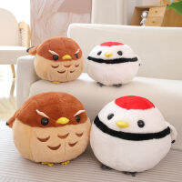 Kawaii การ์ตูนรอบไขมันนกของเล่นตุ๊กตาสัตว์นกอินทรีสีขาวเครน Plushies เบาะนุ่มเด็กของเล่นของขวัญวันเกิด