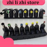 zhilizhi Store 8-in-1Right Angle Universal Laptop DC Power Supply Adapter Connector Plug AC DC Jack Charger Power Adapter Conversion Plug