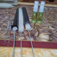 Suona pole brush cleaning maintenance tool oil resistant cotton long hair tube xiao fur types.the sheng instrument cleaning brush