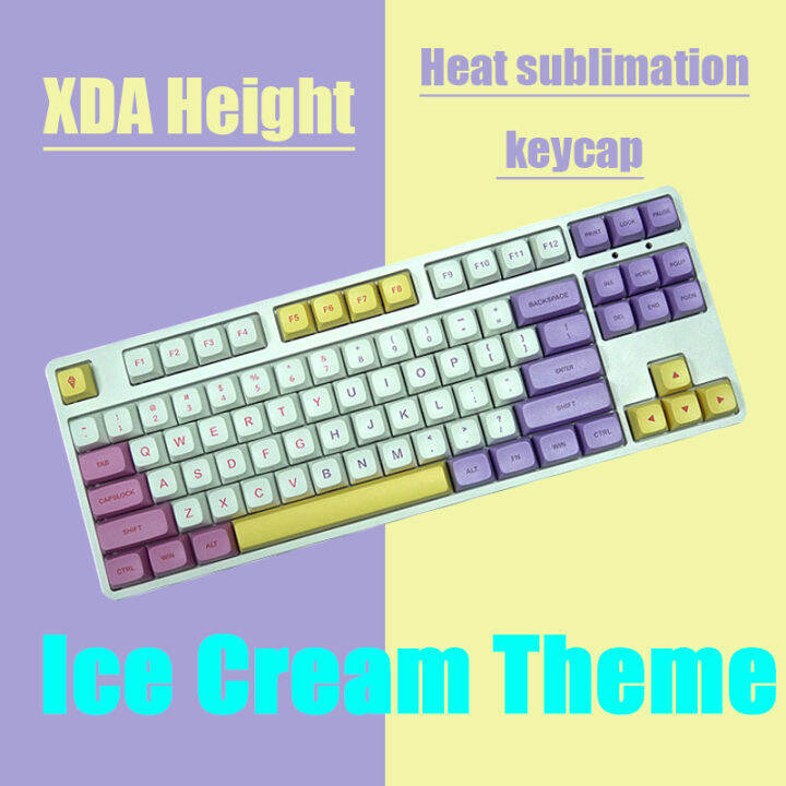 Replacement Key Cap Keyboard XDA PBT Dye 126/127/135Keys Sublimation