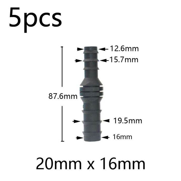 garden-irrigation-tubing-fitting-16-20-25mm-pe-tube-tee-elbow-equal-barb-connector-end-plug-reducer-tee-micro-drip-adapter