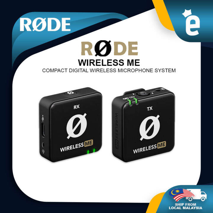 RODE Wireless ME Compact Digital Wireless Microphone System (2.4 GHz ...