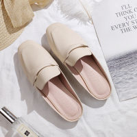 Womens slippers outdoor Womens slippers Flat Muller slippers Womens Fashion sandals  new fashion leather shoes