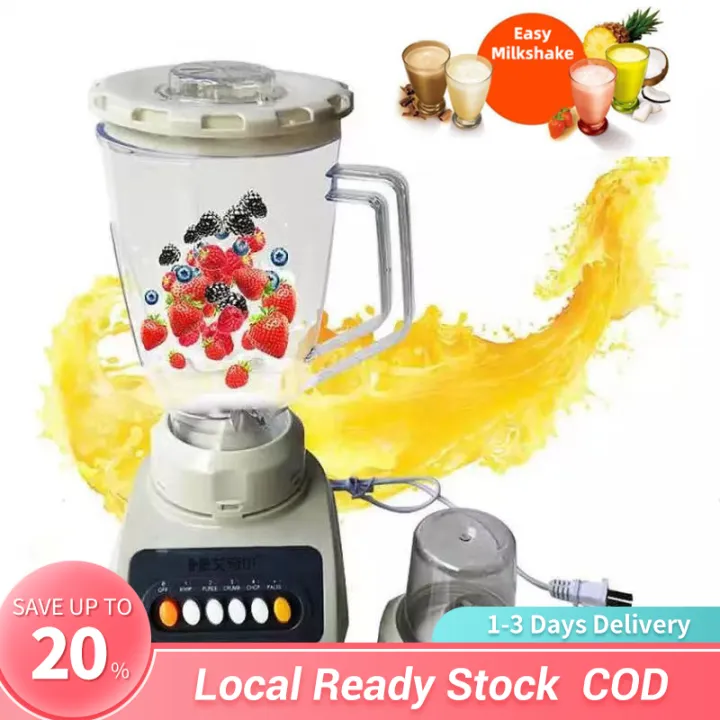 (Ready Stock,COD) Blender MultiFunctional Heavy Duty Juicer Countertop Blenders with 1.5L Jug
