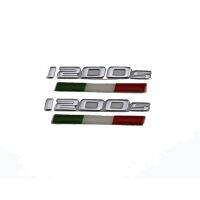 ∋ KODASKIN Motorcycle 3D Raise Emblem Sticker Decal for 1200S Multistrada 1200s Stripe