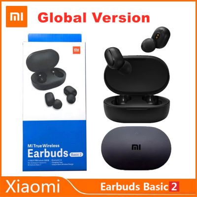 Global Version Xiaomi Redmi Airdots 2 TWS Bluetooth Earphone Mi True Wireless Earbuds Basic 2 Game Earphone Mode Automatic Link