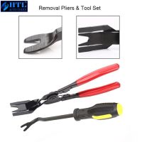 2pcs Car styling Car Door Panel Remover Tool Car Auto Removal Trim Clip Fastener Disassemble Vehicle Refit Tool