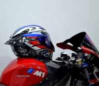 S1000rr AGV PISTA GPR งาน1:1 ตัวTOPหมวกกันน็อคเพียวคาร์บอนแท้น้ำหนักเบาทำความเร็วสูงป้องกันศีรษะดีเยี่ยม ลายสวยงามทรงสปอร์ต  หมวกขับบิ๊กไบค์ 1,000CC