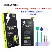 DORAYMI 3100MAh EB-BA700ABE สำหรับ Galaxy A7 2015 A700 A7000 A700L A700F A700FD A700S เปลี่ยน Bateria