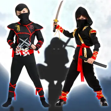 Ninja Costume Adult Set Japanese Samurai Anime Cosplay Halloween Uniform  Unisex