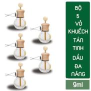 Bộ 5 Vỏ Khuếch Tán Tinh Dầu Đa Năng PUREVESS Gắn trên Ô Tô, Máy Lạnh