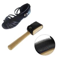 Shoe Brush Wood Suede Sole Wire Cleaners Dance Shoes Cleaning Brush For Footwear Household Cleaning Tools Shoes Accessories