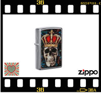Zippo Skull King Design, 100% ZIPPO Original from USA, new and unfired. Year 2021
