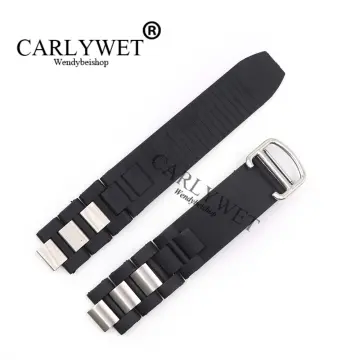 Shop Replacement Silicone Rubber Watch Band For Cartier 21 online