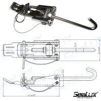 Sealux Marine Grade SS304 Anchor Chain Tensioner for Boat Marine Accessories Hardware