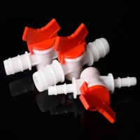 ✖ 4 6 8 10 12 16 20 25mm Hose Barbed Two Way Straight Reducing Plastic Ball Valve Aquarium Garden Irrigation Water Flow Control