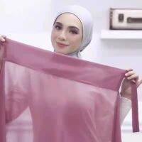 【YF】 New Women Pin Free Instant Chiffon Hijab Wrap Muslim Hijabs Scarf Headscarf free use rope style