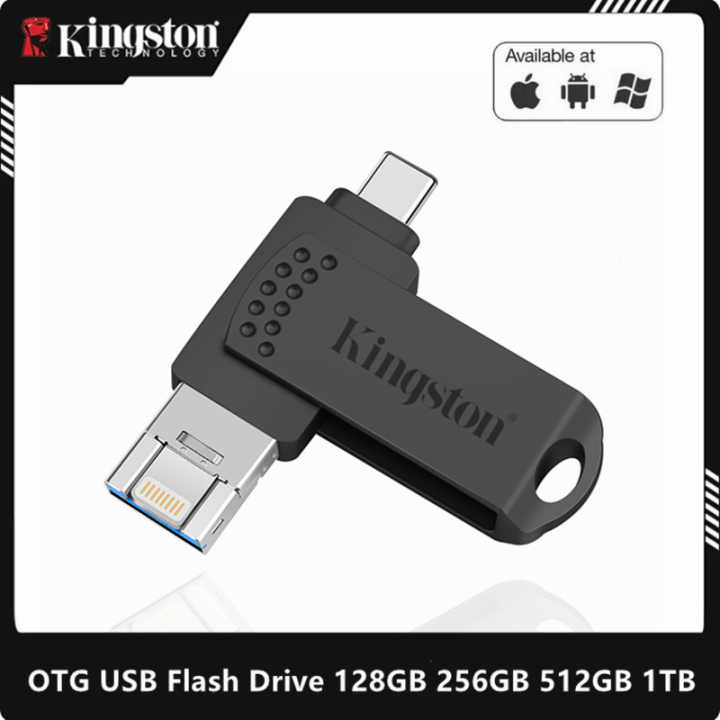 Kingston OTG USB Flash Drive 512GB 1TB with TypeC for IPhone14/13/12