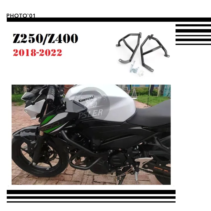 PSLER For Z250 Z400 Engine Guards Crash Bar 2018 2019 2020 2021 2022