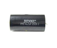 BENNIC (สีดำ) C 4.7/250VDC PMT (MPT) c ใส่ลำโพง cเสียงแหลม คาปา เสียงแหลม ลำโพง C เสียงแหลม คอนเดนเซอร์ 4.7UF /250VDC