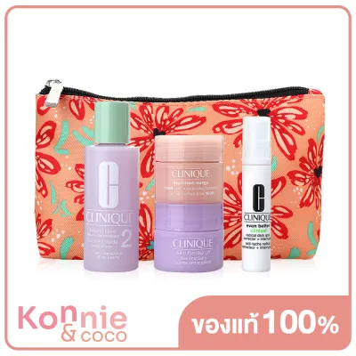 Clinique Gift Set (4 Items + Bag) #V55Y-90 คลีนิกข์ เซทผลิตภัณฑ์ดูแลผิวหน้า 4 ชิ้น