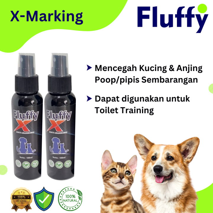 X-Marking Fluffy Mencegah Kucing & Anjing Kencing dan Buang Air ...