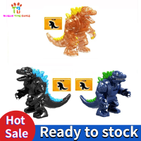 Hualun Toys Games ของเล่นบล็อกก่อสร้าง,โมเดลภาพยนตร์ใหญ่ Godzilla บล็อกพลาสติกของเล่นตัวต่อขนาดเล็ก