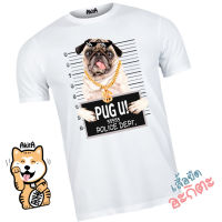 เสื้อยืดลายหมาปั๊ก Pugyou dog T-shirt