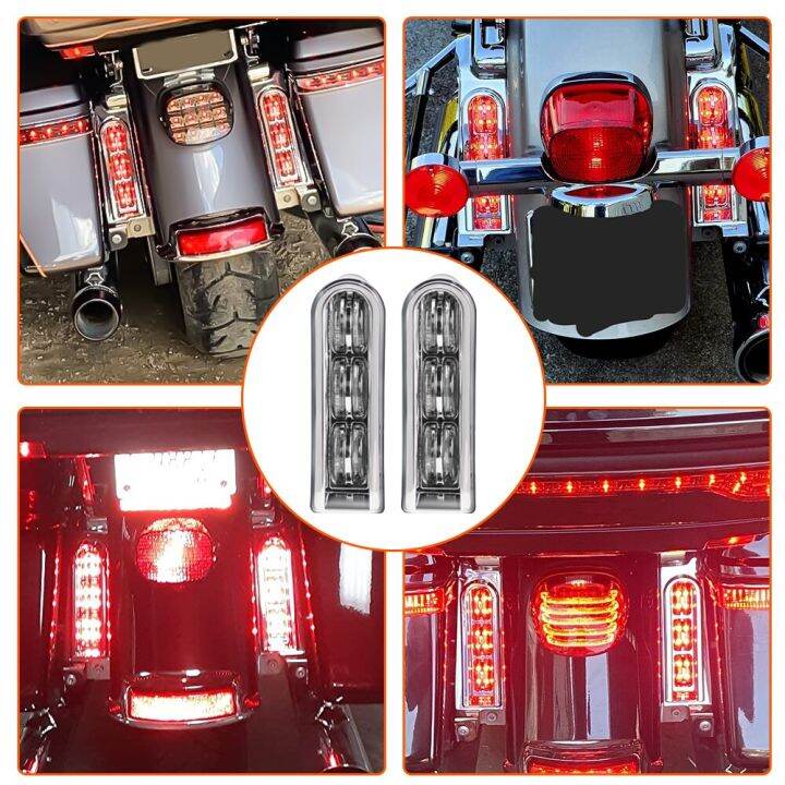 เบาะไฟ-led-รถจักรยานยนต์เน้นเสียงสำหรับ-harley-touring-road-electra-glide-cvo-limited-flhtkse-2014-up