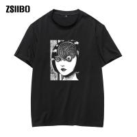 เสื้อยืดโอเวอร์ไซส์New เสื้อยืดแขนสั้นพิมพ์ลาย Manga Junji Ito T Shintaro Kago แฟชั่นผู้ชาย discountS-3XL  HE8E