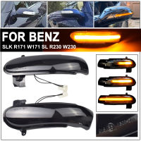 LED แบบไดนามิกเลี้ยวไฟแสดงสถานะสำหรับ Benz SLK-Class R171 W171 Prefacelift SL คลาส R230 W230อุปกรณ์เสริมในรถยนต์