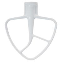 1 Set Flat Beater Coated Flat Beater White 4.5Qt Paddle For Kitchenaid Mixer Attachments