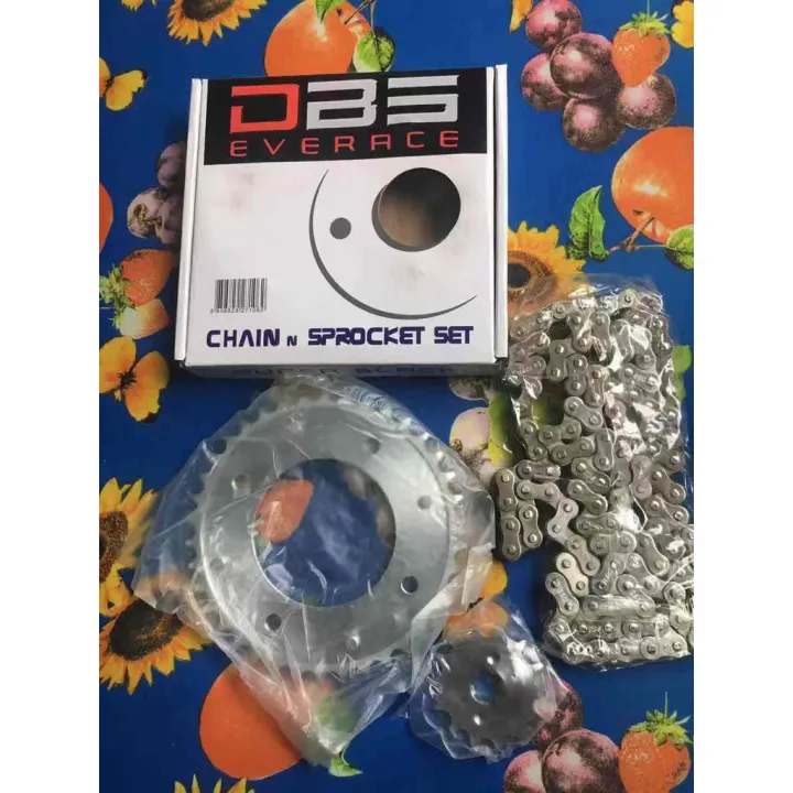 DBS EVERACE CHAIN AND SPROCKET SET VEGA FORCE (14T/38T X 428120L