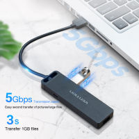 อุปกรณ์เสริมสำหรับการเชื่อมต่อกับแลบทอป USB 4 In 1พอร์ต USB3.0หลายพอร์ตปลั๊กแอนด์เพลย์ Micro-USB แบบพกพาความเร็วสูงฮับต่อพ่วง USB อุปกรณ์คอมพิวเตอร์ฮับ USB หลายพอร์ต