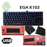 EGA K102 Lite TKL Gaming Keyboard คีย์บอร์ดแมคานิคอล 80% สวยดุดัน