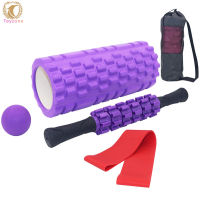 Fast Delivery 5 In 1 Foam Roller Set For Deep Muscle Massage Trigger Point Foam Roller Massage Roller Massage Ball Stretching Strap For Whole Body Exercise
