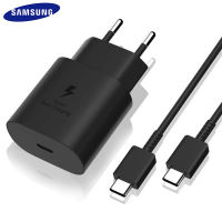 【♀】 C&amp;T e-Mart Note 10 Super Fast Charger Original 25W EU Fast Charge Adapter Type C ถึง Type C สำหรับ Galaxy S10 + Note 10 Plus (5G)