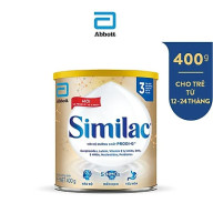 Sữa bột Similac IQ 3 HMO hương vani 400g thumbnail