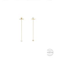 WEST ISLAND LONDON ต่างหู ตุ้มหู WE GO9-WI8352322 Lucid Earring  - 14K Gold Plating - Nickel Free - Surgical Grade - IGPU19-11