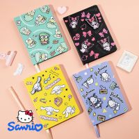 【CW】 2023 New Kuromi Student Notebook B6 Creativity Cinnamoroll Pachacco Hardbound Cartoon Children  39;s Gifts